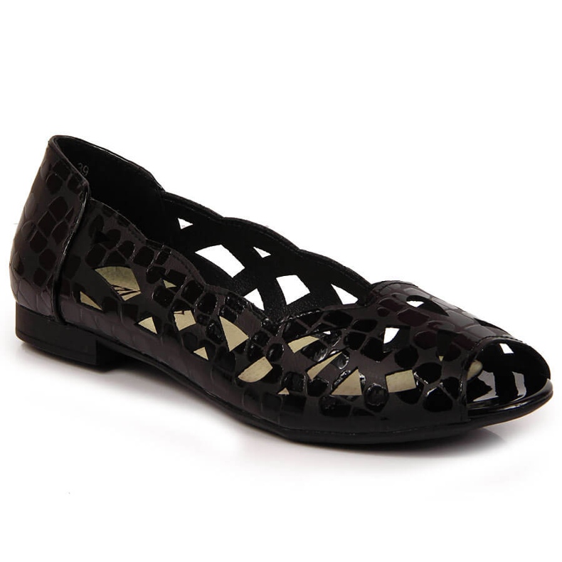 Bailarinas mujer caladas negras Zapatos Jezzi negro Bailarinas mujer caladas negras Zapatos Jezzi negro