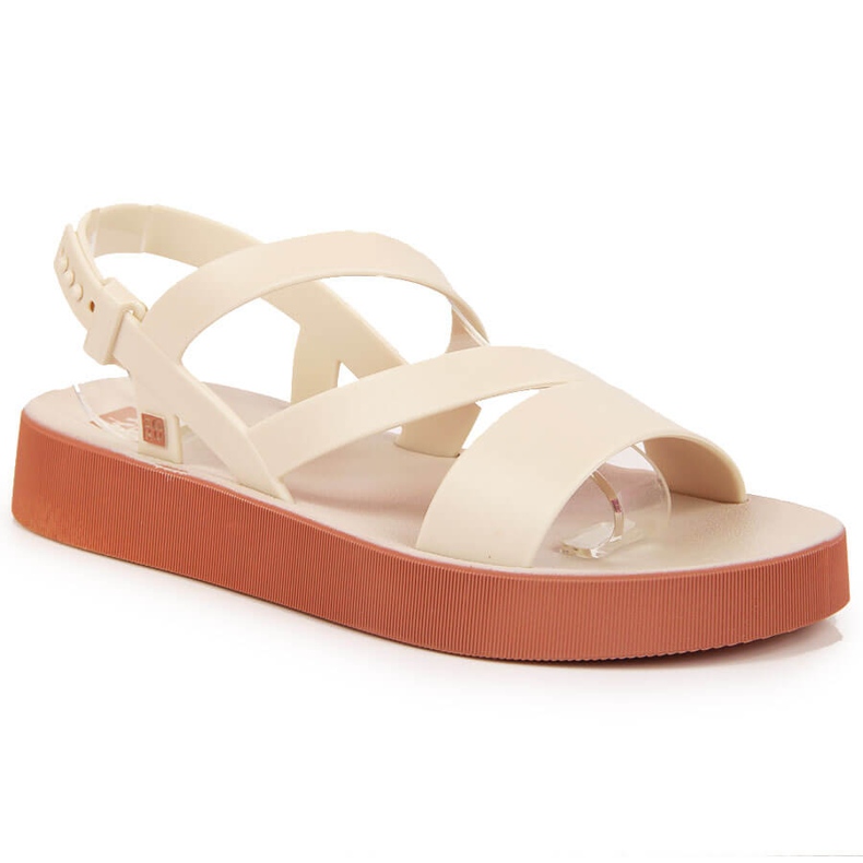 Sandalias mujer goma crema Zaxy JJ285053 beige multicolor