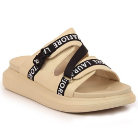 Zapatillas plataforma Laura La.Fi beige