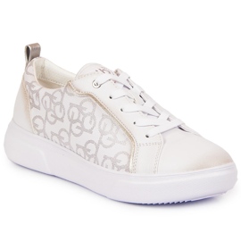 Zapatillas deportivas para mujer zapatillas blancas Bugatti JJ253151 blanco Zapatillas deportivas para mujer zapatillas blancas Bugatti JJ253151 blanco