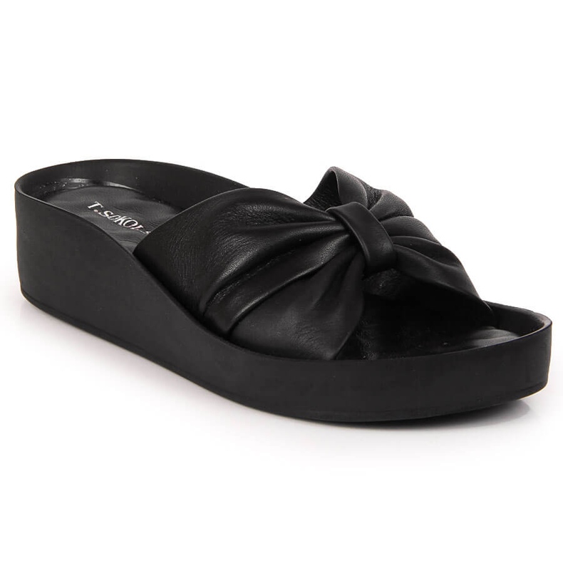Babucha mujer piel negra T.Sokolski negro