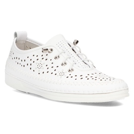 Zapatos de piel Filippo DP2135/21 Wh blanco