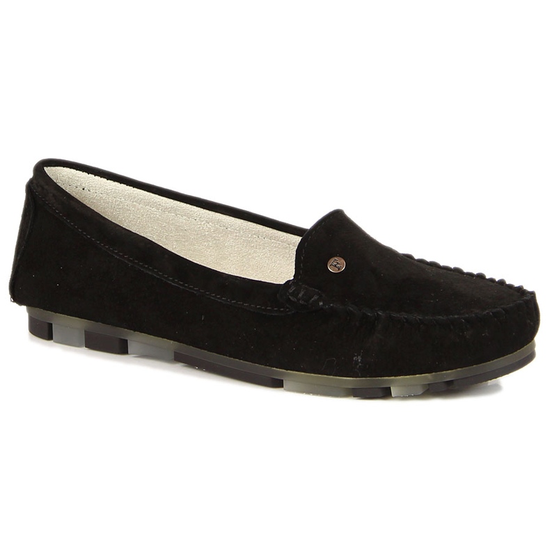 Mocasines mujer Filippo de ante negro