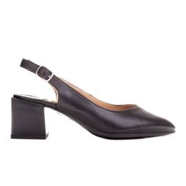 Marco Shoes Zapatos de salón elegantes para mujer. negro