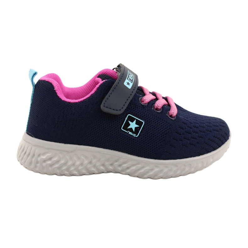 NEWS NOVEDADES Deportivas velcros 22DZ23-4843-M Azul marino rosado
