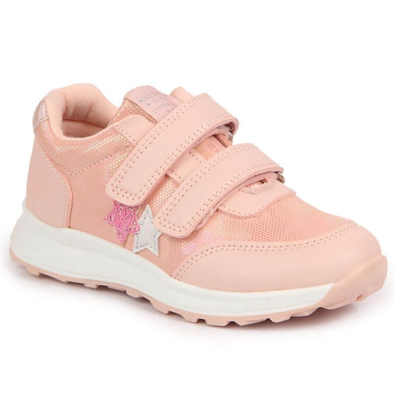 Deportivas Jr American Club Velcro Rosa rosado