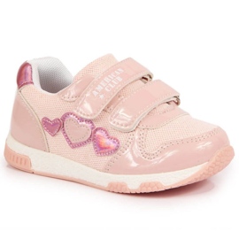 Deportivas Jr American Club Velcro Rosa