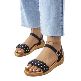 Sandalias negras de mujer Farra negro