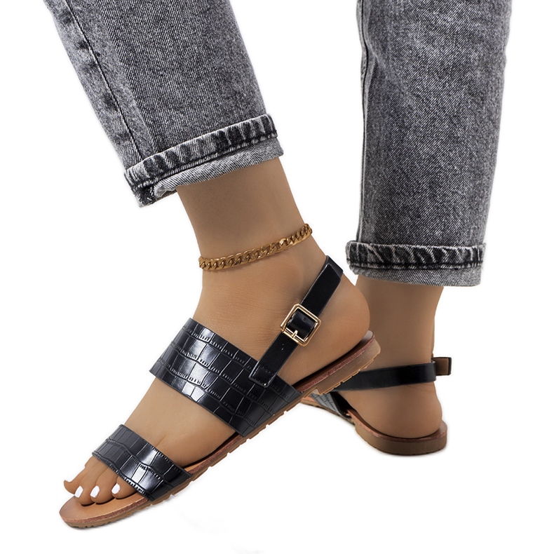 Sandalias negras de mujer Chinn negro