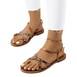 Sandalias mujer Wiener marrón