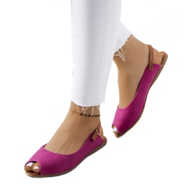 Sandalias rosas con caña Bene rosado
