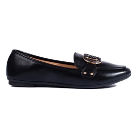 Diamantique Mocasines con Adorno negro