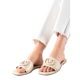 TRENDI Pantuflas beige TRENDI Pantuflas beige