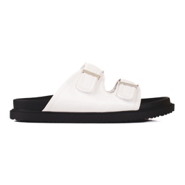 J. Star Chanclas casuales con velcro blanco