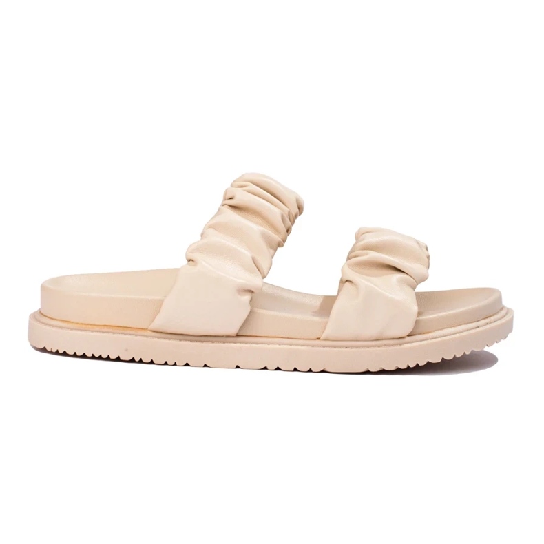 J. Star Babuchas beige con rayas