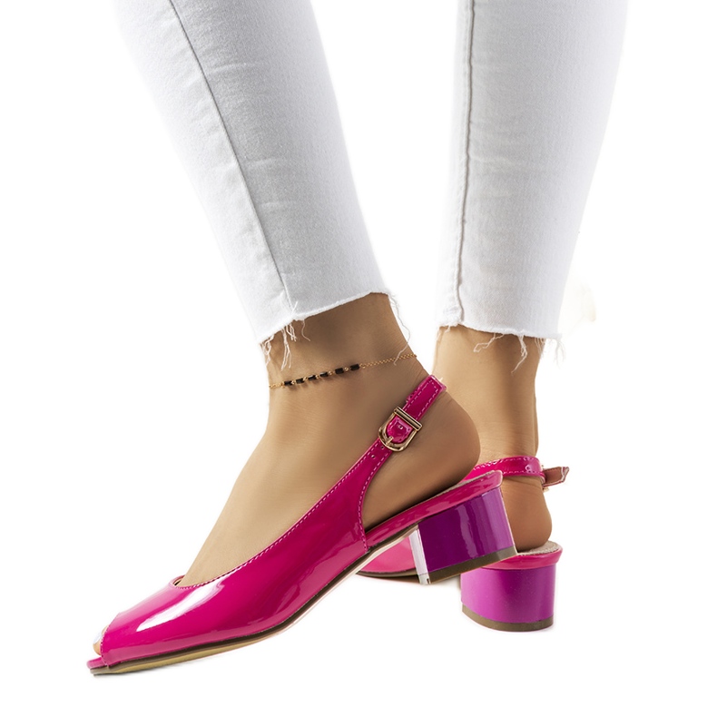Zapatos de tacón rosa Edmond rosado