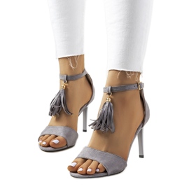 Sandalias de tacón Bryant grises