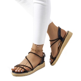 Kul. Sandalias negras de mujer negro