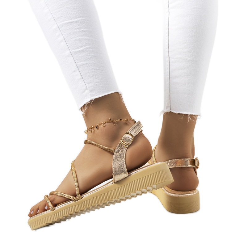 Sandalias mujer Kul. Gold dorado