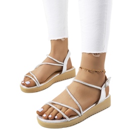 Kul. Sandalias mujer plateadas plata Kul. Sandalias mujer plateadas plata