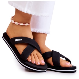 Pantuflas mujer espuma Big Star JJ274A338 Negro Pantuflas mujer espuma Big Star JJ274A338 Negro