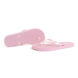 4F W H4L22-KLD005 Pantuflas rosa claro