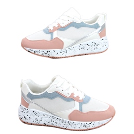 Zapatillas de mujer Truth White blanco azul rosado plata