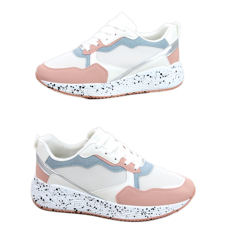 Zapatillas de mujer Truth White blanco azul rosado plata