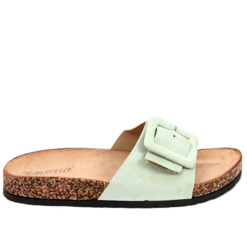 Babuchas Priya LT.VERDE suela de corcho Babuchas Priya LT.VERDE suela de corcho