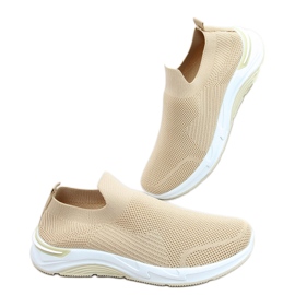 Deportiva calcetín Bloom Beige