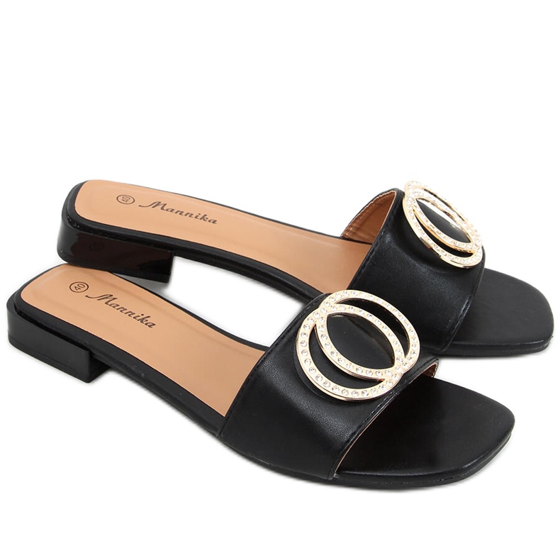 Pantuflas mujer Allor Negras negro