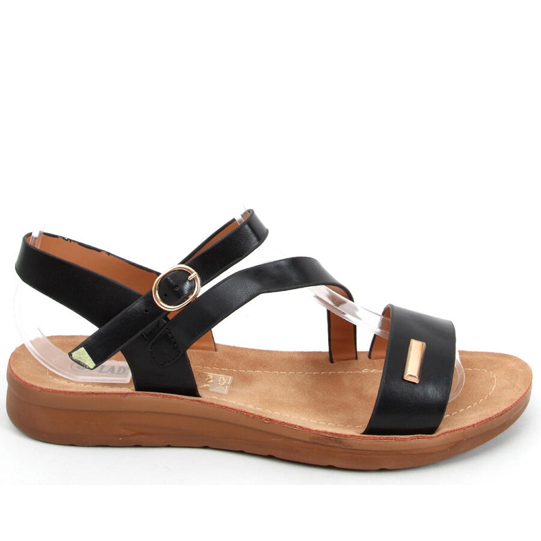 Sandalias mujer Leaf Negras negro