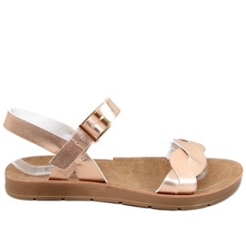 Sandalias mujer Olivo Champán rosa