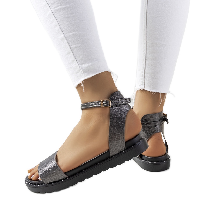 Sandalias de mujer Perunka gris Sandalias de mujer Perunka gris