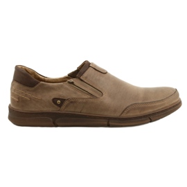 Polbut Mocasines sin cordones para hombre Zapatos J51, marrón Polbut Mocasines sin cordones para hombre Zapatos J51, marrón