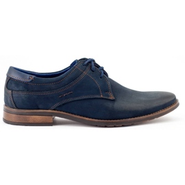 KOMODO Zapatos de hombre elegantes 877 azul marino