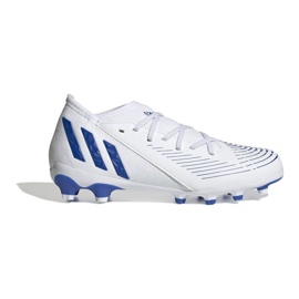 Botas de fútbol adidas Predator Edge.3 Mg Jr GZ2893 blanco blanco