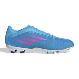 Botas de fútbol Adidas X Speedflow.3 Fg M GW7483 azul azul