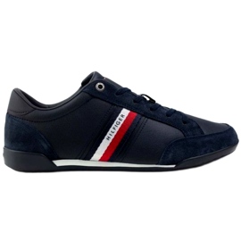 Zapatos Tommy Hilfiger Corporate Material Mix Leather M FM0FM03741 DW5 azul marino Zapatos Tommy Hilfiger Corporate Material Mix Leather M FM0FM03741 DW5 azul marino