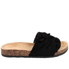 Chanclas de corcho negro Dakota