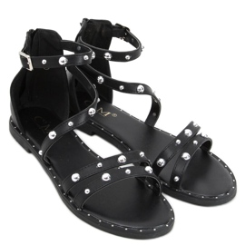Sandalias romanas Cairo negras negro