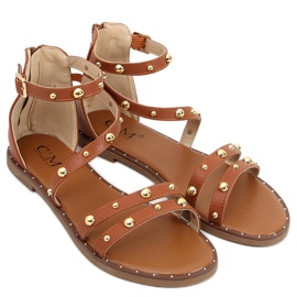 Sandalias romanas Cairo Camel marrón