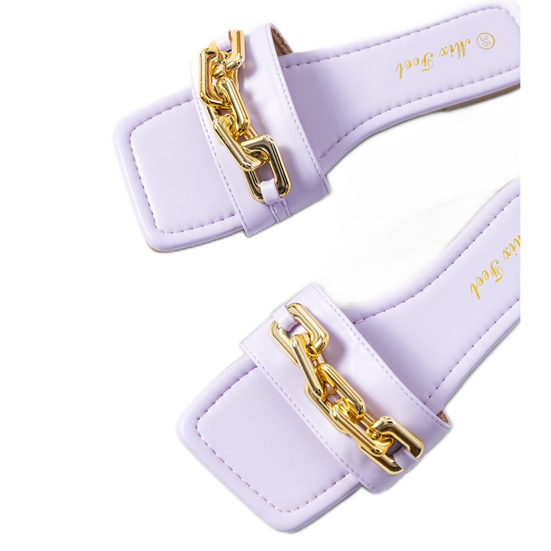 Bailarina elegante violeta con cadena Cherell Bailarina elegante violeta con cadena Cherell