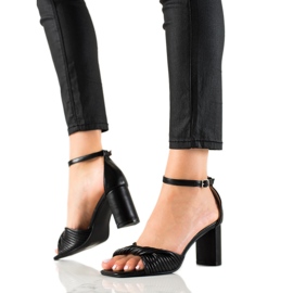 Cm Paris Sandalias de tacón negro
