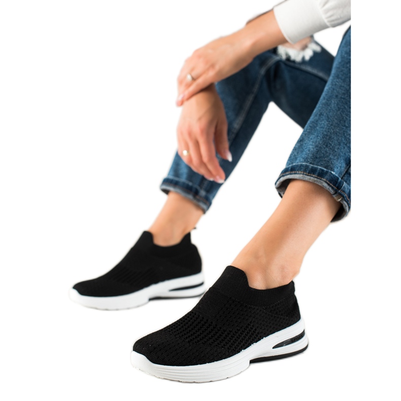 DK Calzado deportivo sin cordones negro