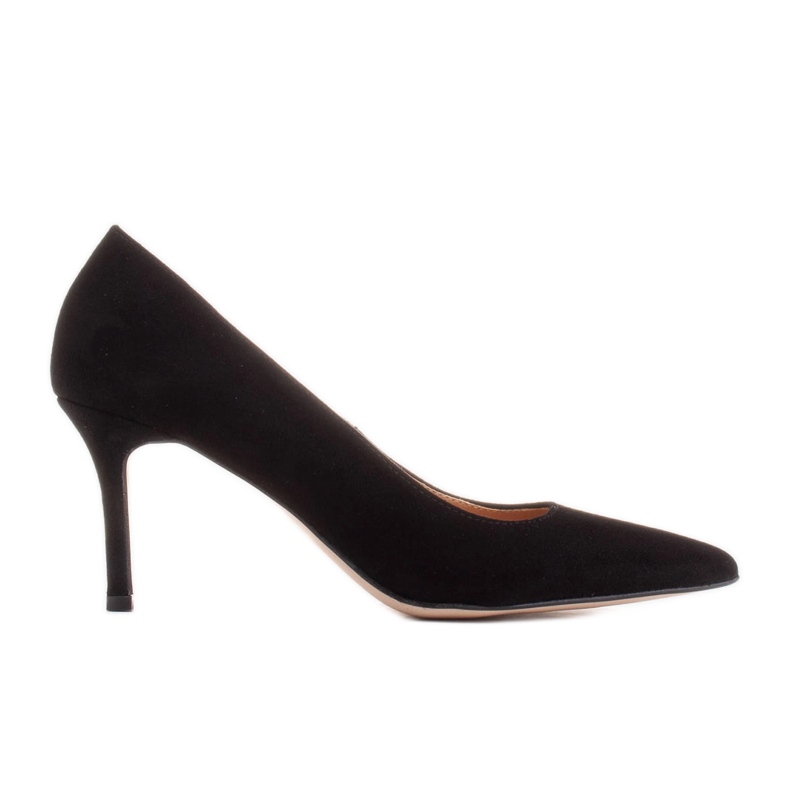 Marco Shoes Tacones elegantes de ante negro