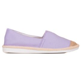 DK Alpargatas moradas de moda violeta