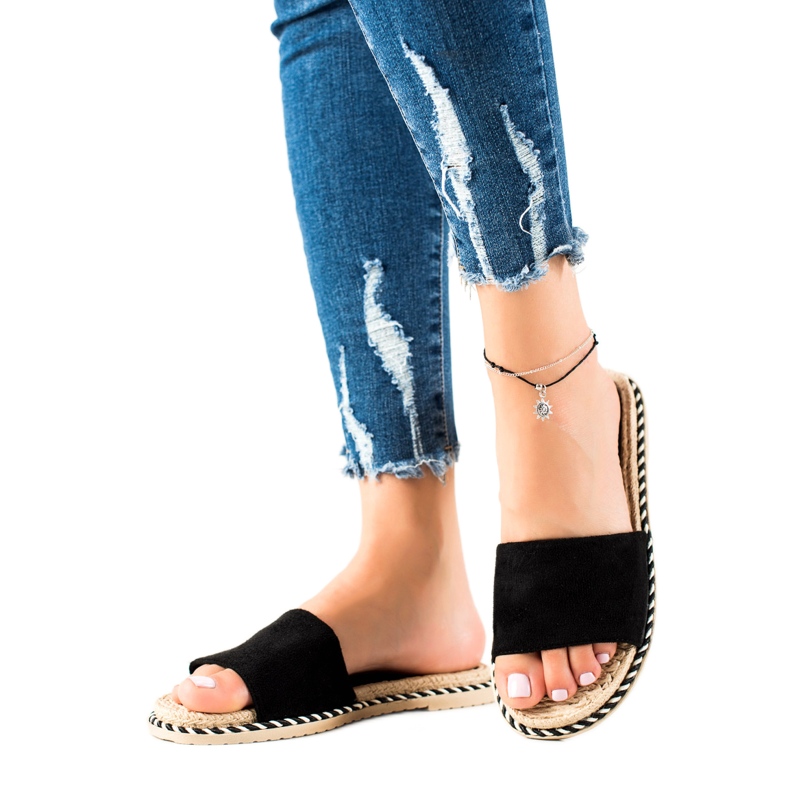 Cm Paris Pantuflas Negras Casuales negro