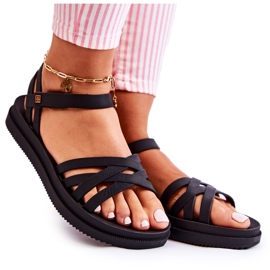 Sandalias Mujer Fragante Con Velcro ZAXY JJ285068 Negro
