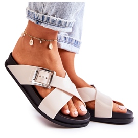 Chanclas de goma para mujer ZAXY JJ285057 Blanco